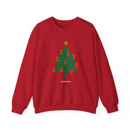 Christmas Tree Modern Couple Sweatshirt - Holiday Edition Unisex