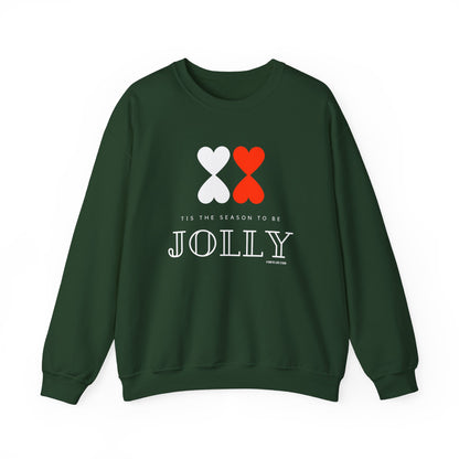 Christmas Modern Design Crewneck Green Sweatshirt Unisex