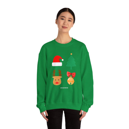 Christmas Ornaments Sweatshirt Unisex Green