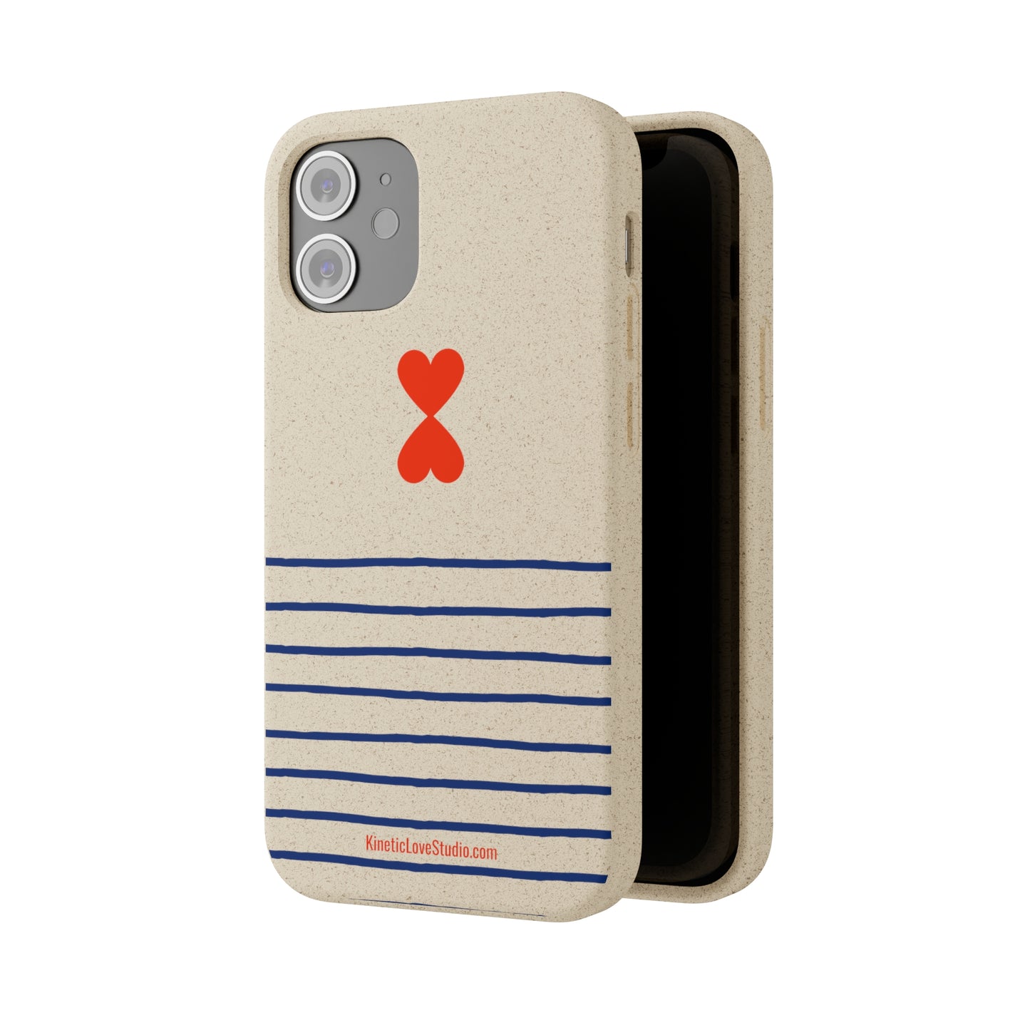 Phone Case - French Chic Trendy Navy Stripes Design Paris Street Style Biodegradable Eco-Friendly