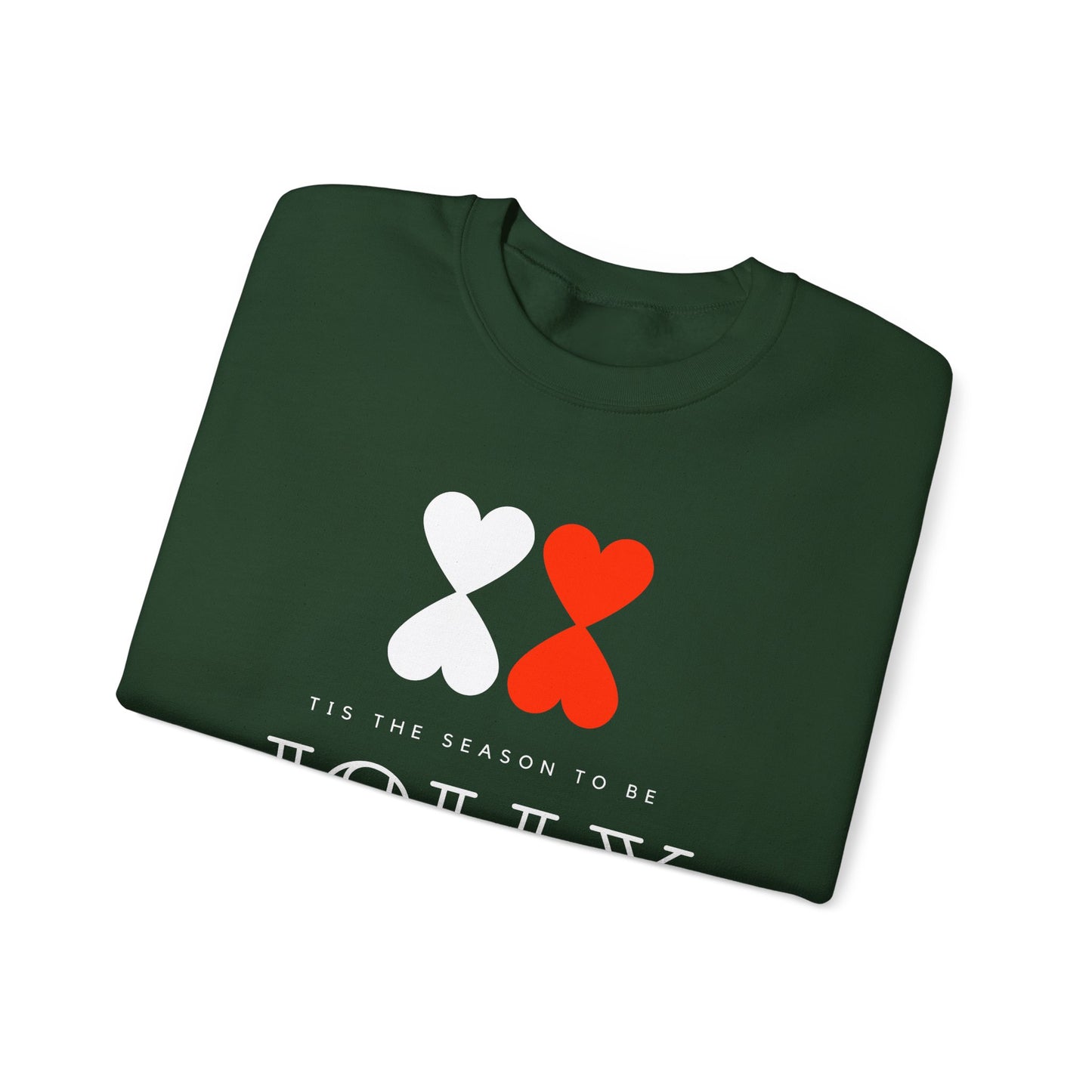 Christmas Modern Design Crewneck Green Sweatshirt Unisex