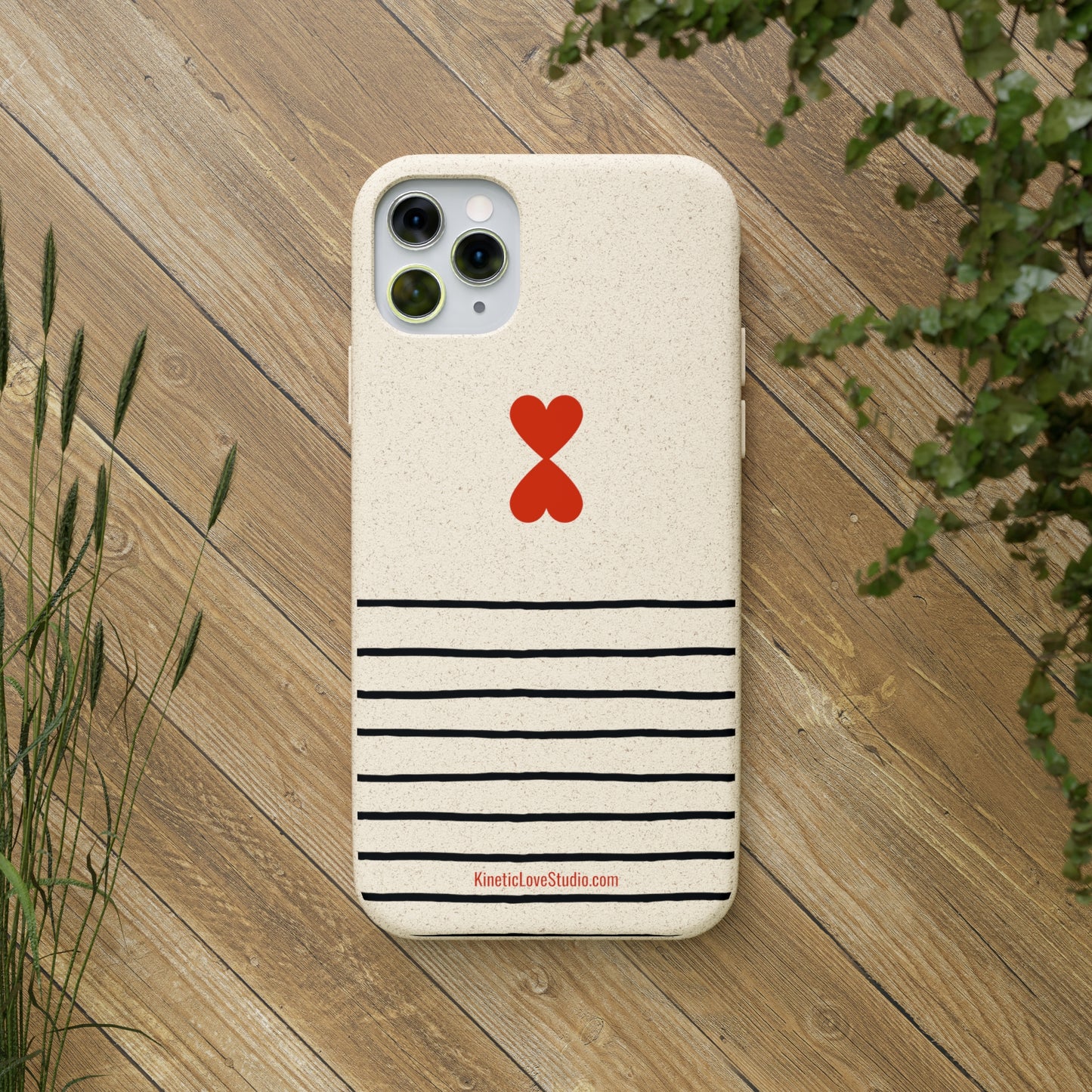 Phone Case - French Chic Black Stripes Biodegradable Eco-Friendly