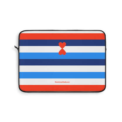 Laptop Sleeve Modern Stripes Stylish Trendy Design Notebook Case