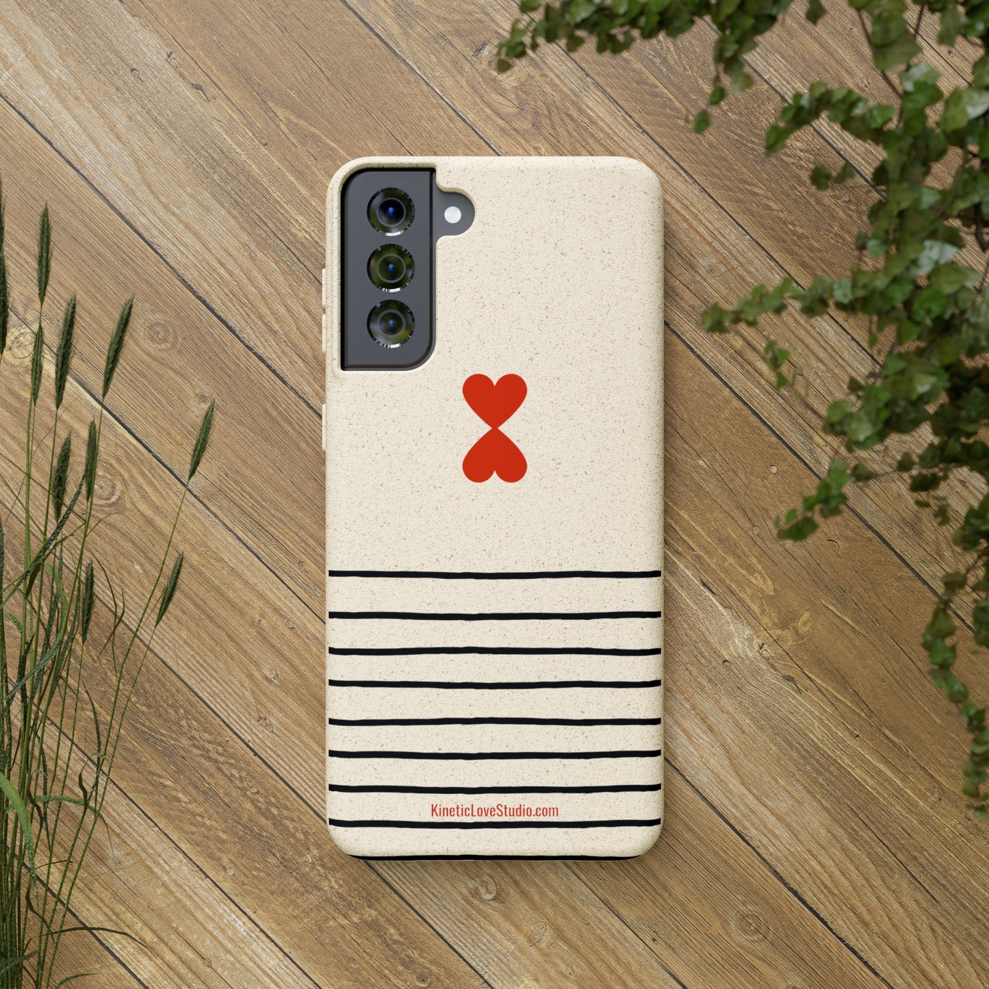 Phone Case - French Chic Black Stripes Biodegradable Eco-Friendly