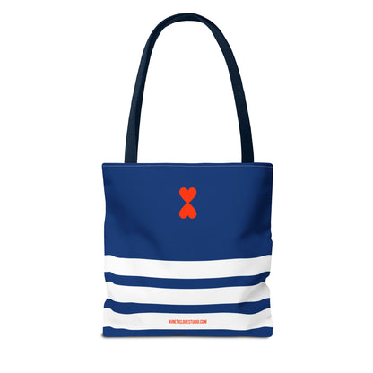 Striped Tote Bag - Navy & White French Chic Stylish Gift Item