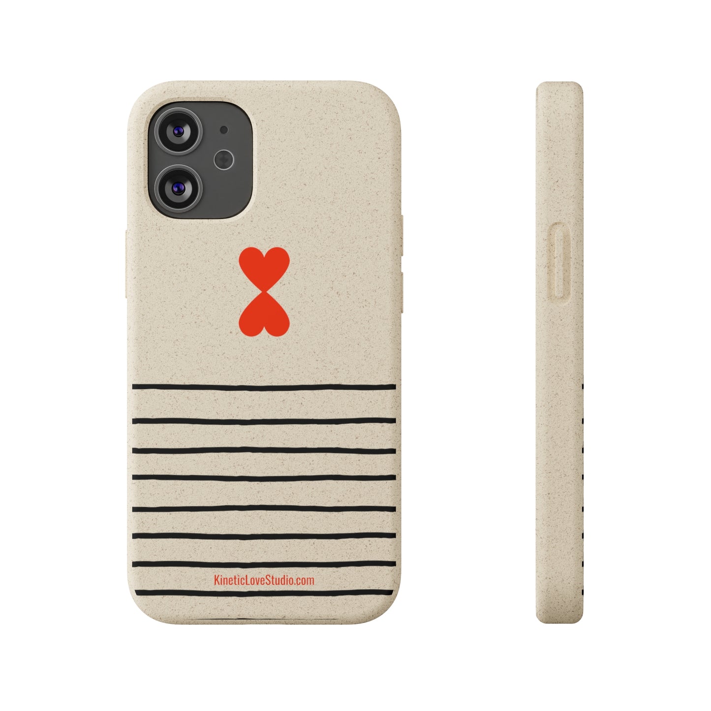 Phone Case - French Chic Black Stripes Biodegradable Eco-Friendly