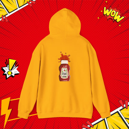 Ketchup Splash Pop-Art Hoodie