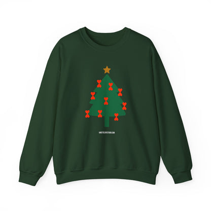 Christmas Tree Modern Couple Sweatshirt - Holiday Edition Unisex