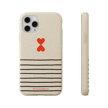 Phone Case - French Chic Black Stripes Biodegradable Eco-Friendly