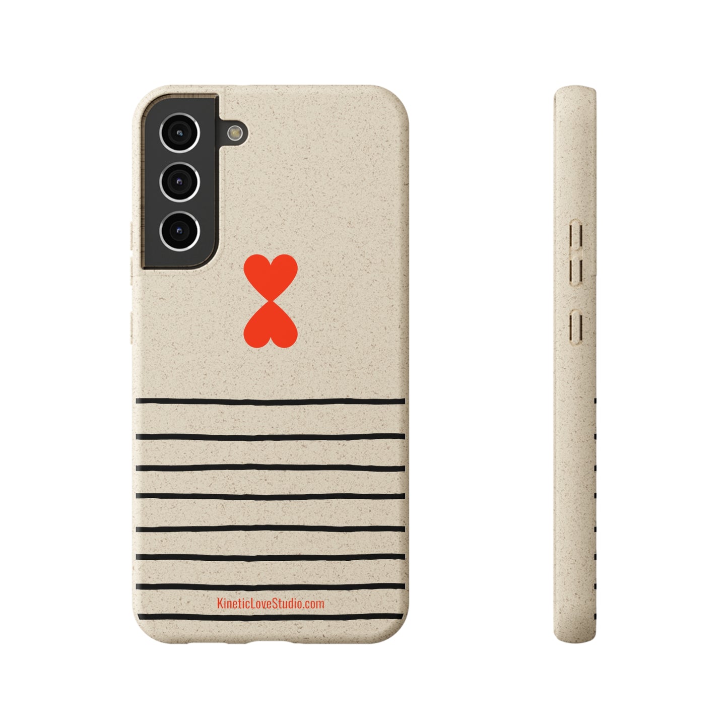 Phone Case - French Chic Black Stripes Biodegradable Eco-Friendly