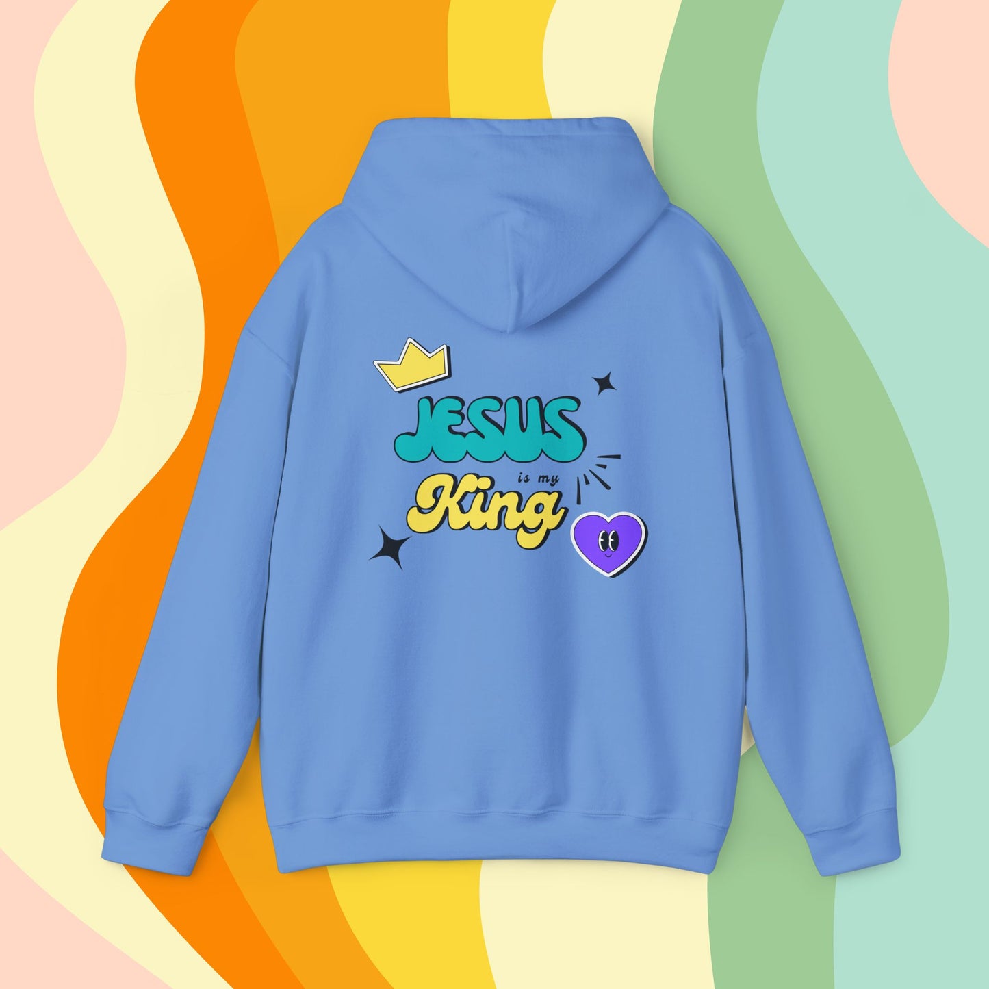 Jesus is King Retro Hoodie