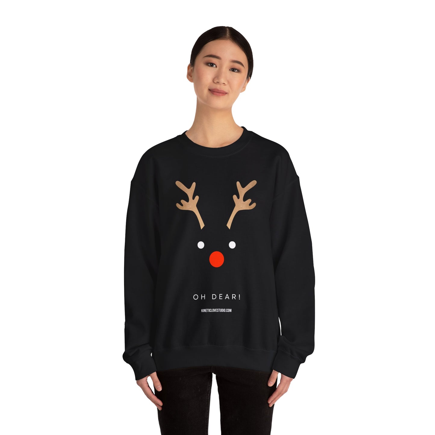 Reindeer Oh Dear Modern Design Sweatshirt