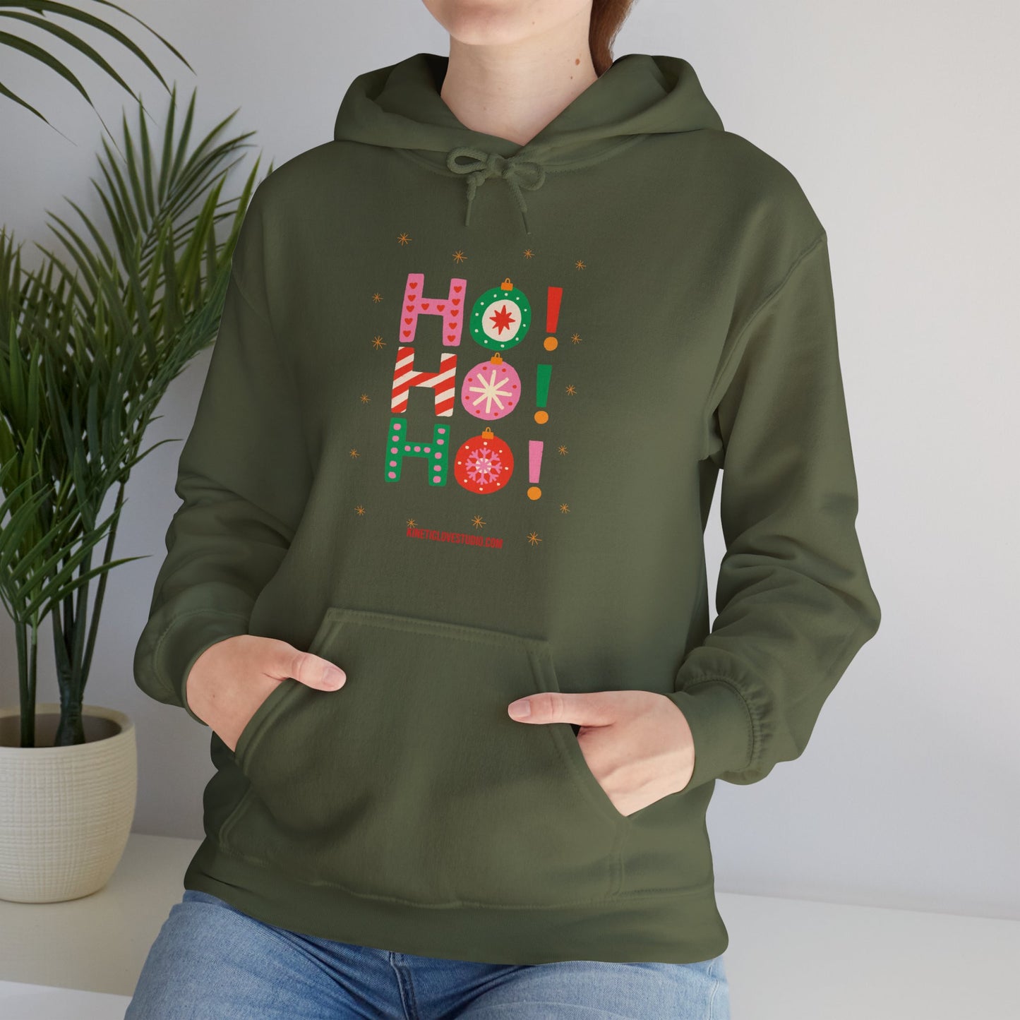 Christmas Cheer Ho Ho Ho Hoodie Unisex