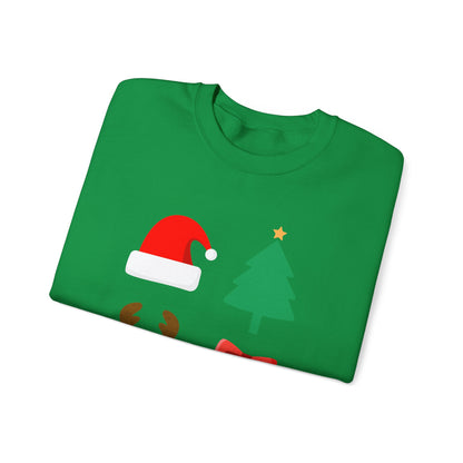 Christmas Ornaments Sweatshirt Unisex Green