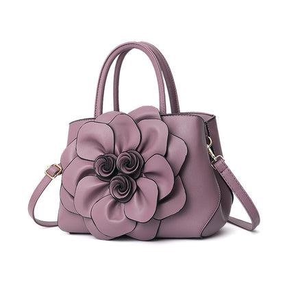 Rose Petal Flower Bomb Tote Handbag 3D Luxury Style