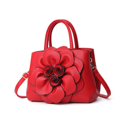 Rose Petal Flower Bomb Tote Handbag 3D Luxury Style