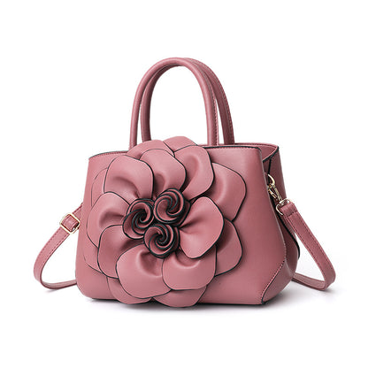 Rose Petal Flower Bomb Tote Handbag 3D Luxury Style