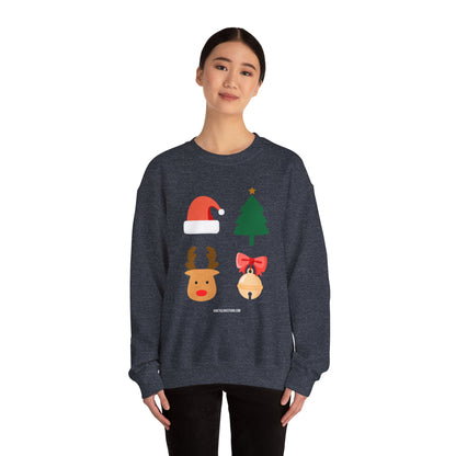 Christmas Ornaments Sweatshirt Unisex Red