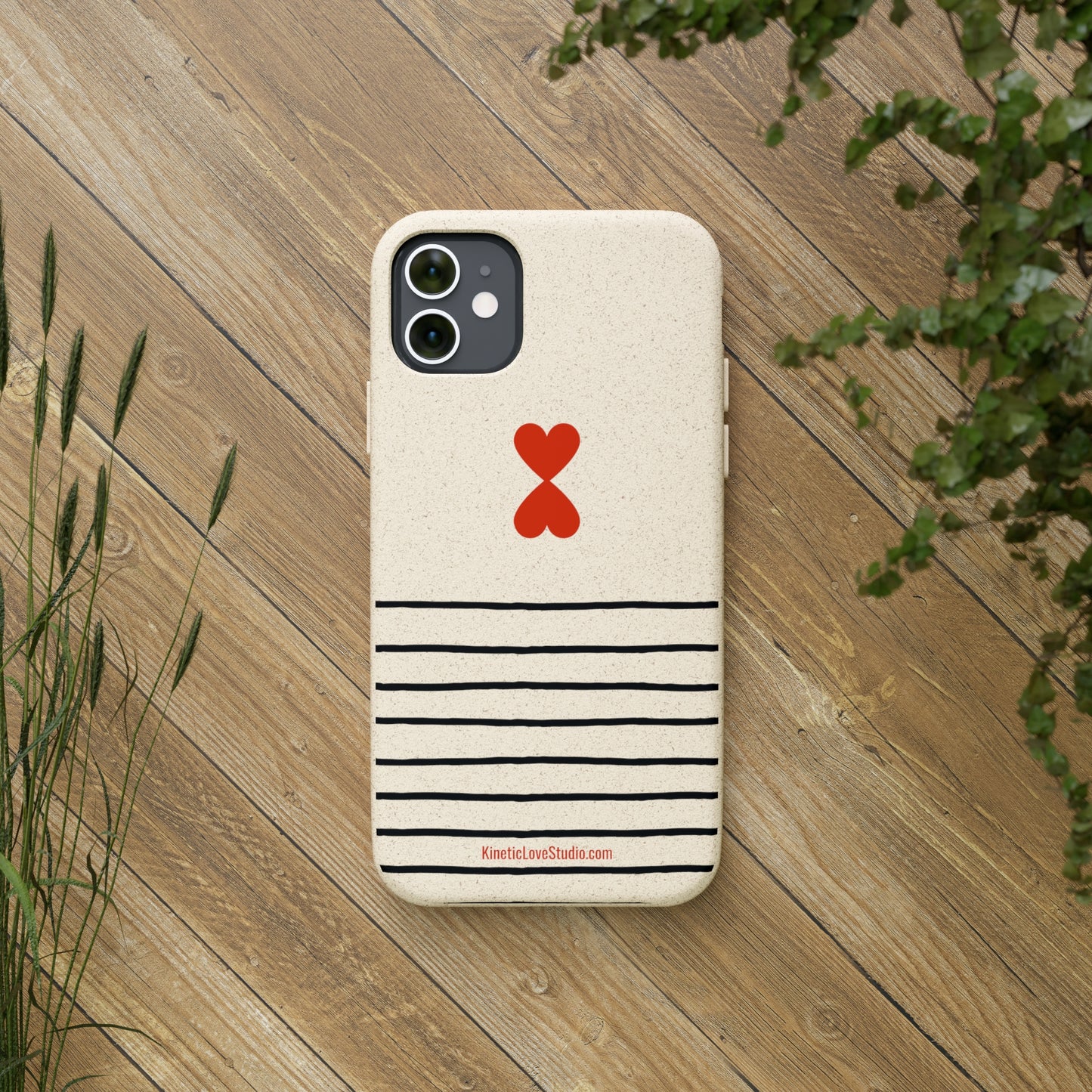 Phone Case - French Chic Black Stripes Biodegradable Eco-Friendly