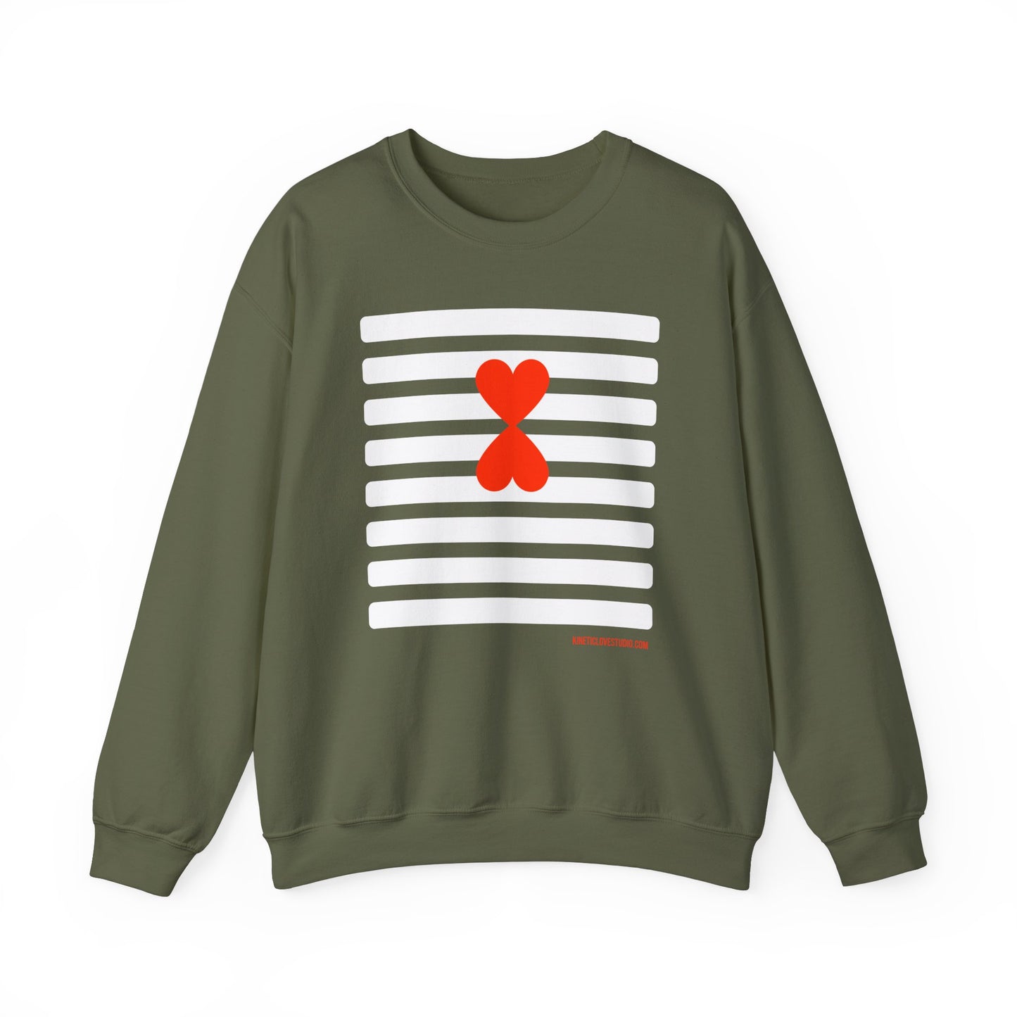 Stripes Sweatshirt - Paris Street Style Signature Design by Kinetic Love Studio