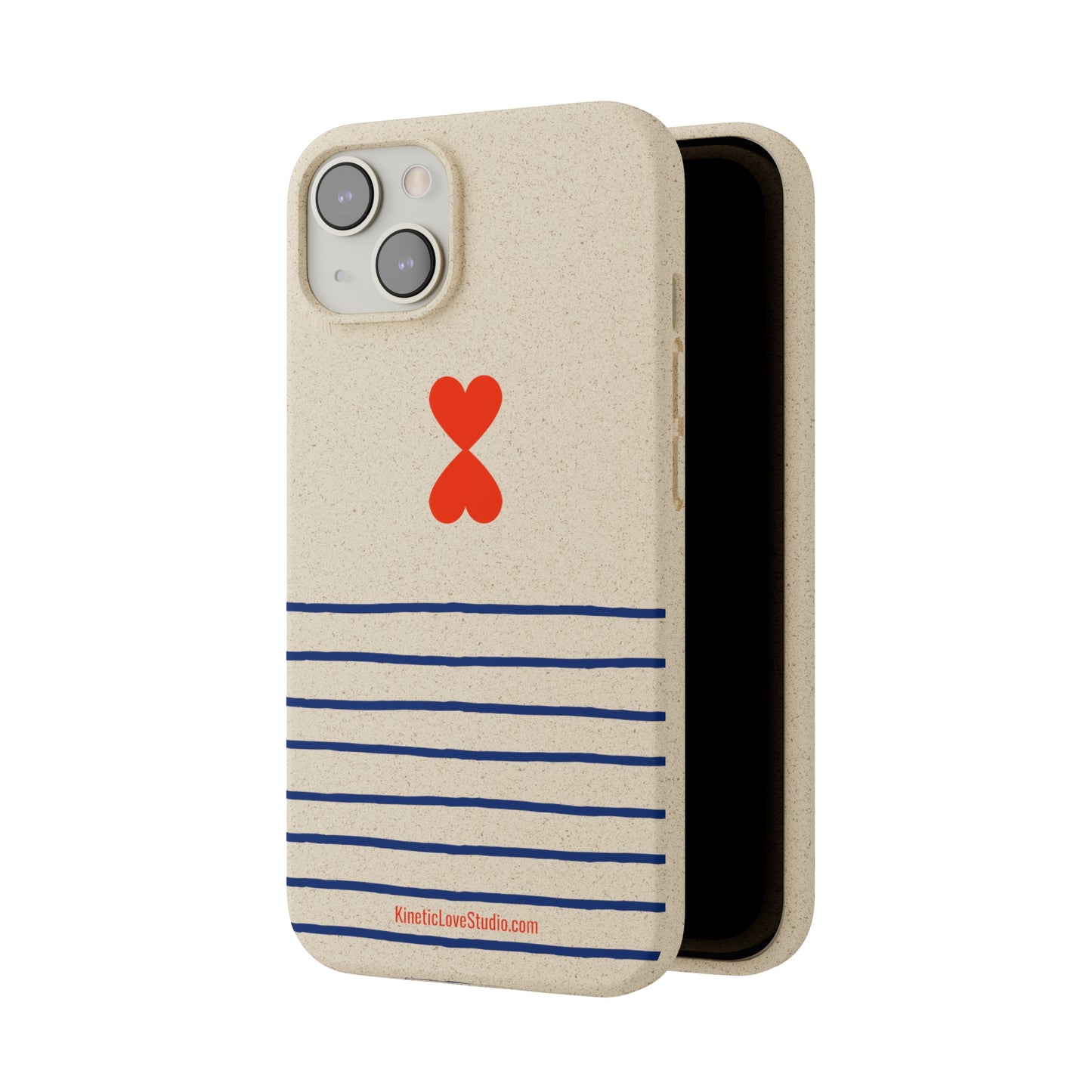 Phone Case - French Chic Trendy Navy Stripes Design Paris Street Style Biodegradable Eco-Friendly