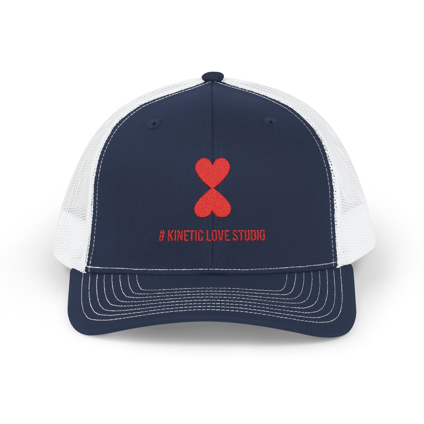 Paris Street Style Casual Sports Hat Navy Red Heart Snapback Cap