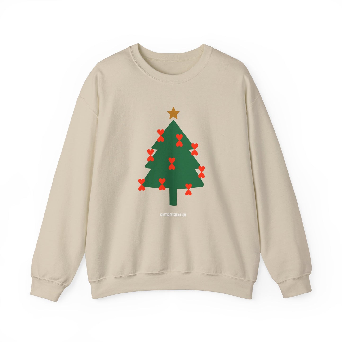 Christmas Tree Modern Couple Sweatshirt - Holiday Edition Unisex