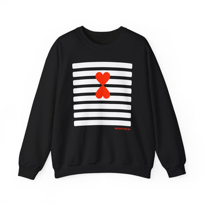 Stripes Sweatshirt - Paris Street Style Signature Design by Kinetic Love Studio