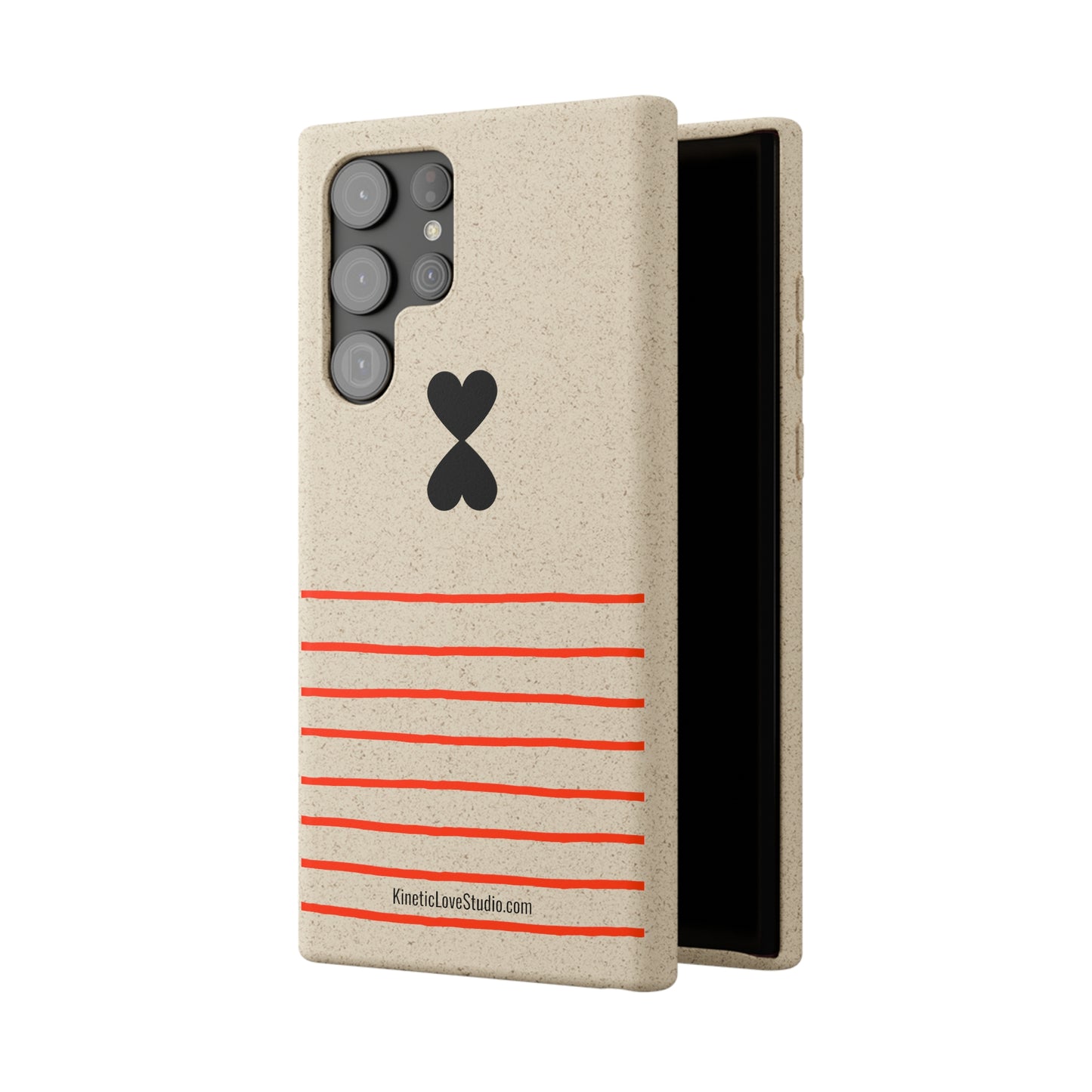 Phone Case - French Chic Red Stripes Biodegradable Eco-Friendly