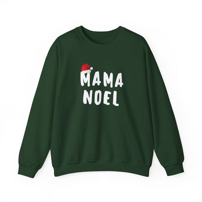 Christmas Mom Sweatshirt Mama Noel - Parents Couple Sweatshirt