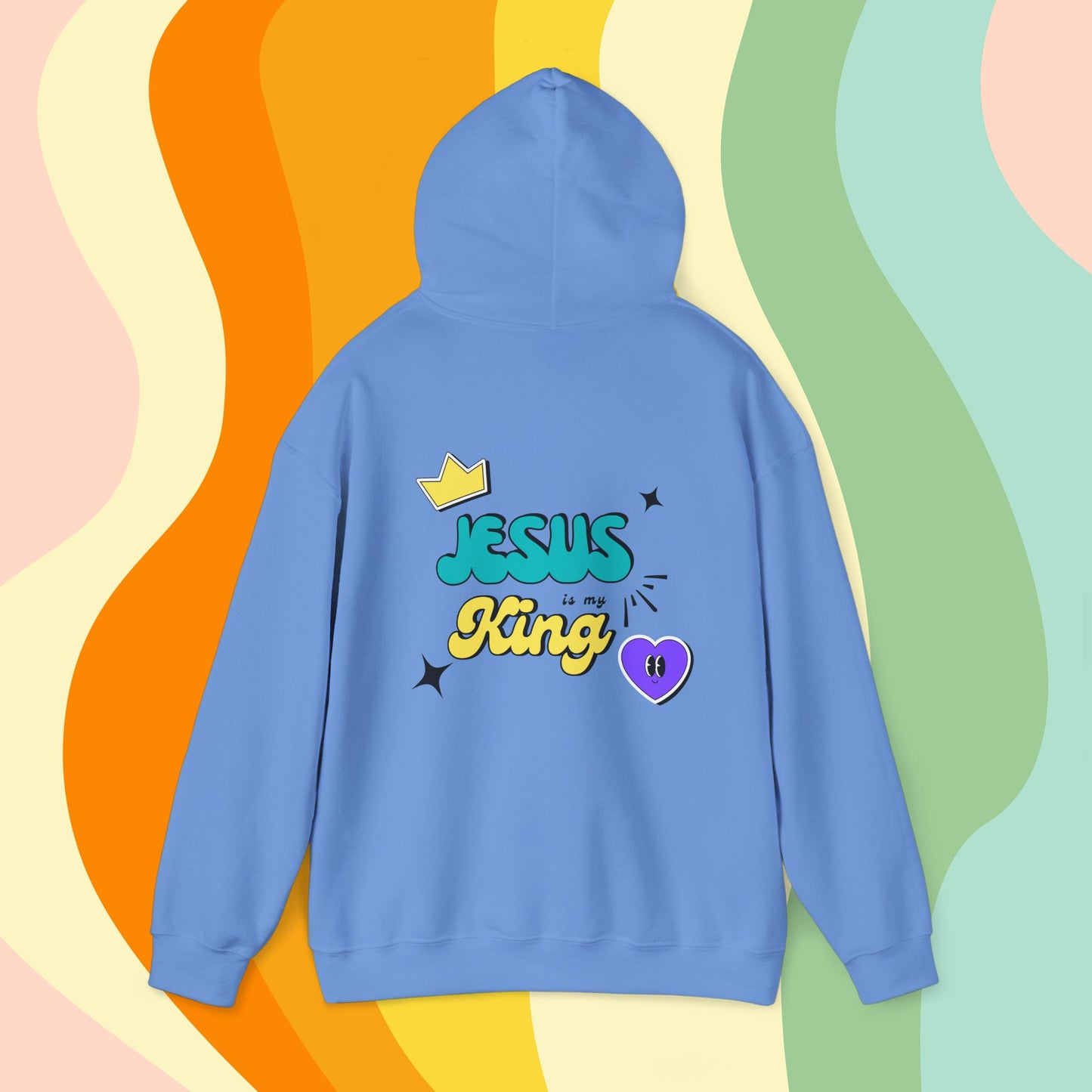 Jesus is King Retro Hoodie