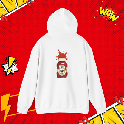 Ketchup Splash Pop-Art Hoodie