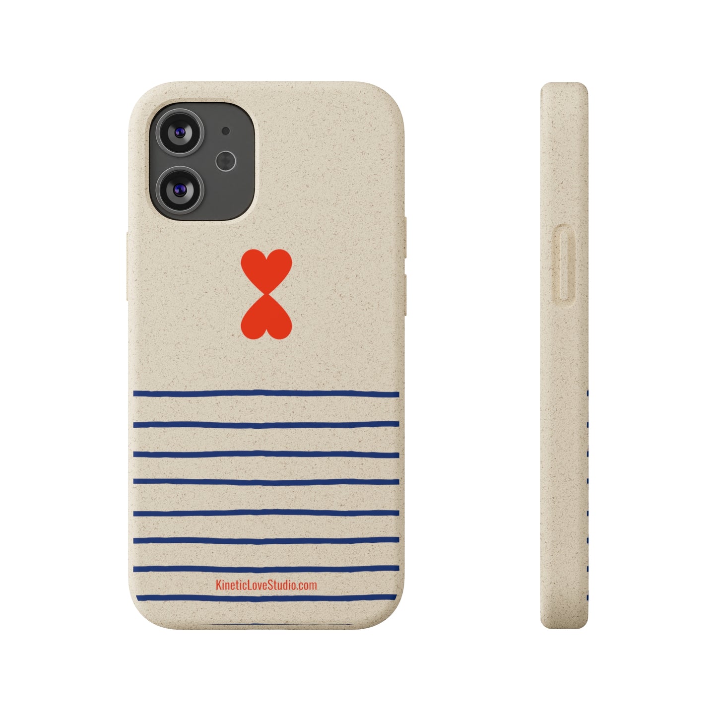 Phone Case - French Chic Trendy Navy Stripes Design Paris Street Style Biodegradable Eco-Friendly