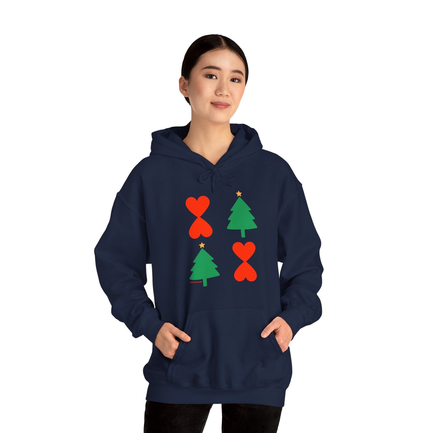 Christmas Tree Modern Design Hoodie Unisex