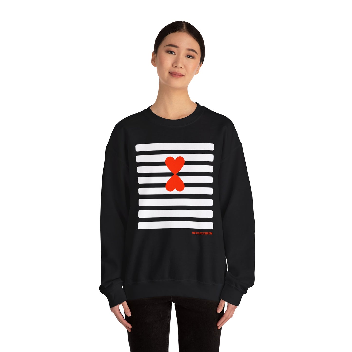 Stripes Sweatshirt - Paris Street Style Signature Design by Kinetic Love Studio