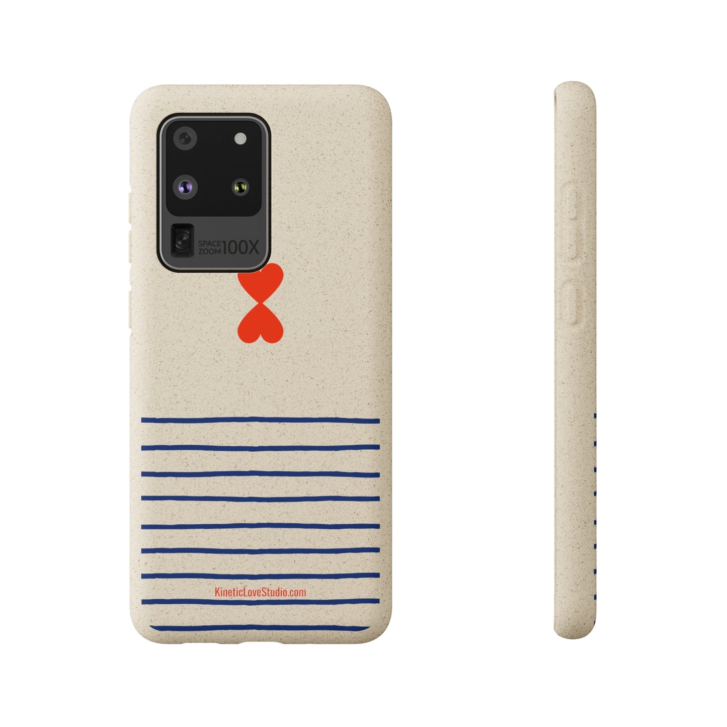 Phone Case - French Chic Trendy Navy Stripes Design Paris Street Style Biodegradable Eco-Friendly