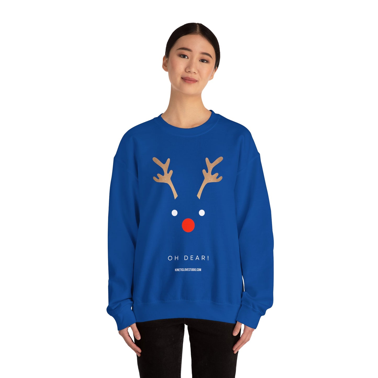 Reindeer Oh Dear Modern Design Sweatshirt