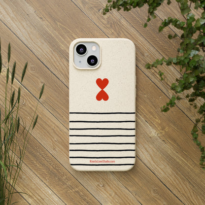 Phone Case - French Chic Black Stripes Biodegradable Eco-Friendly