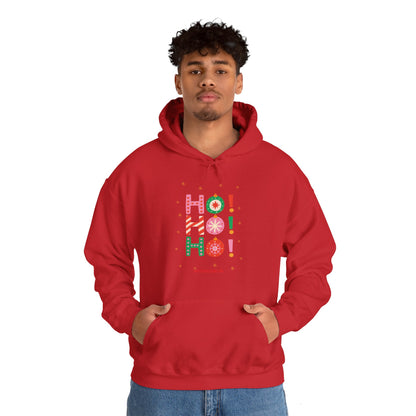 Christmas Cheer Ho Ho Ho Hoodie Unisex