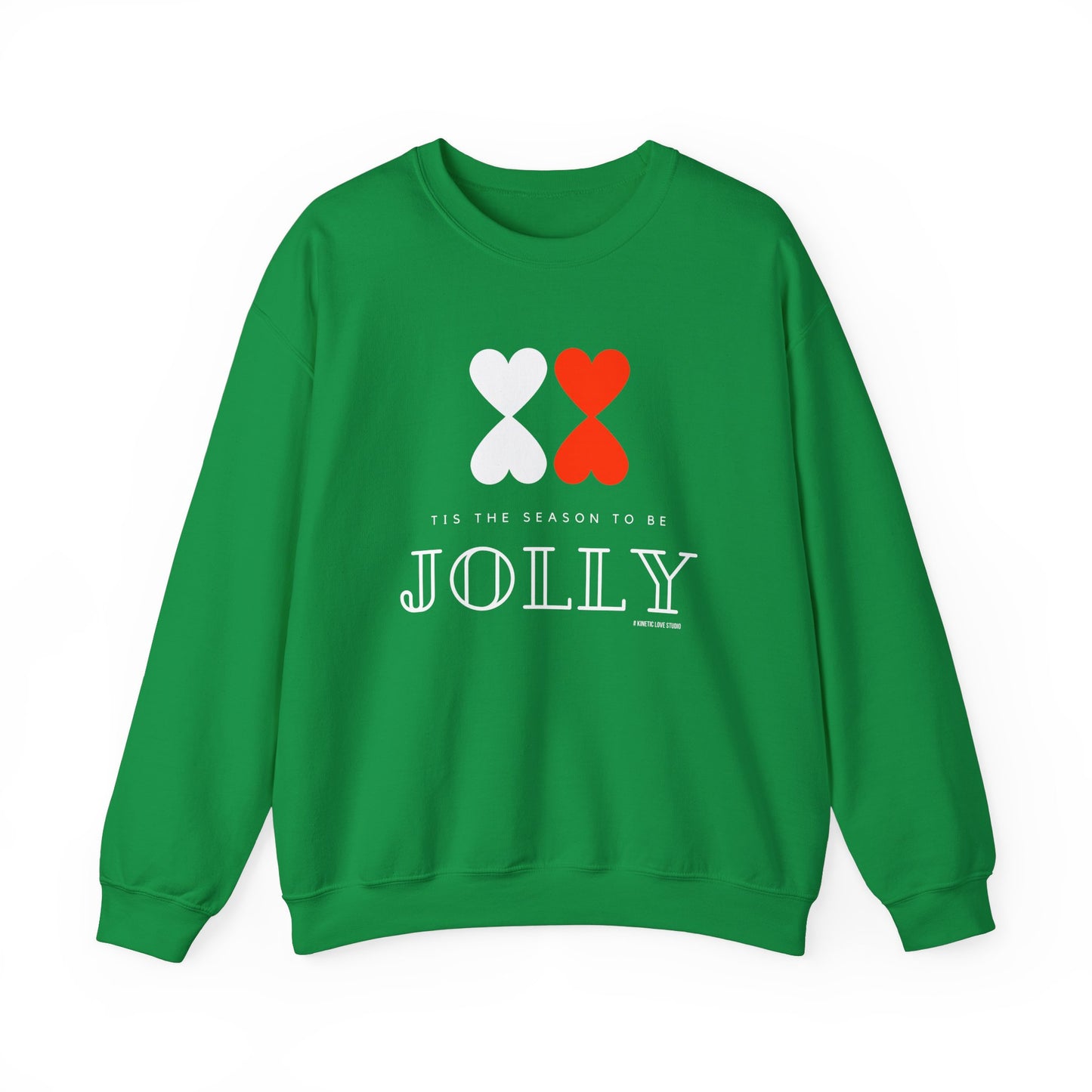 Christmas Modern Design Crewneck Green Sweatshirt Unisex