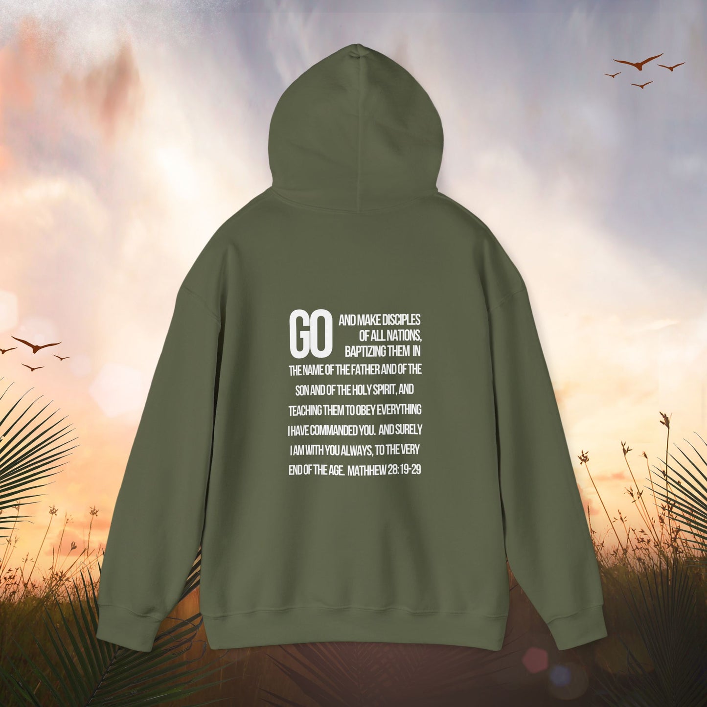 Go Make Disciples Hoodie - World Missions Sweatshirt