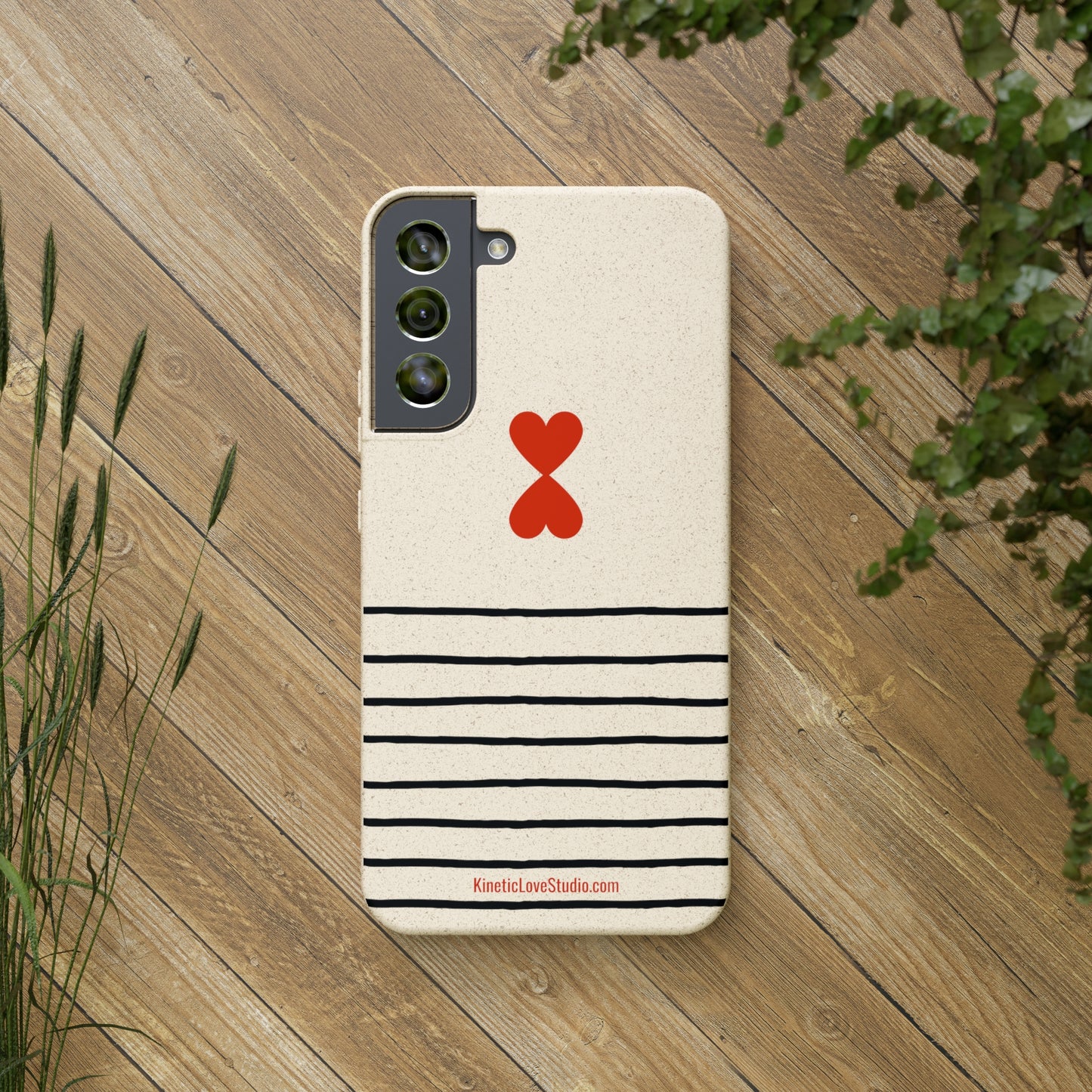 Phone Case - French Chic Black Stripes Biodegradable Eco-Friendly