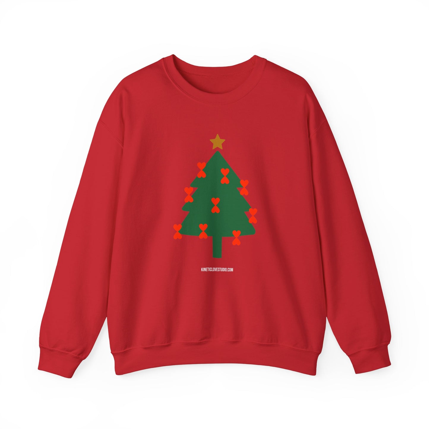 Christmas Tree Modern Couple Sweatshirt - Holiday Edition Unisex