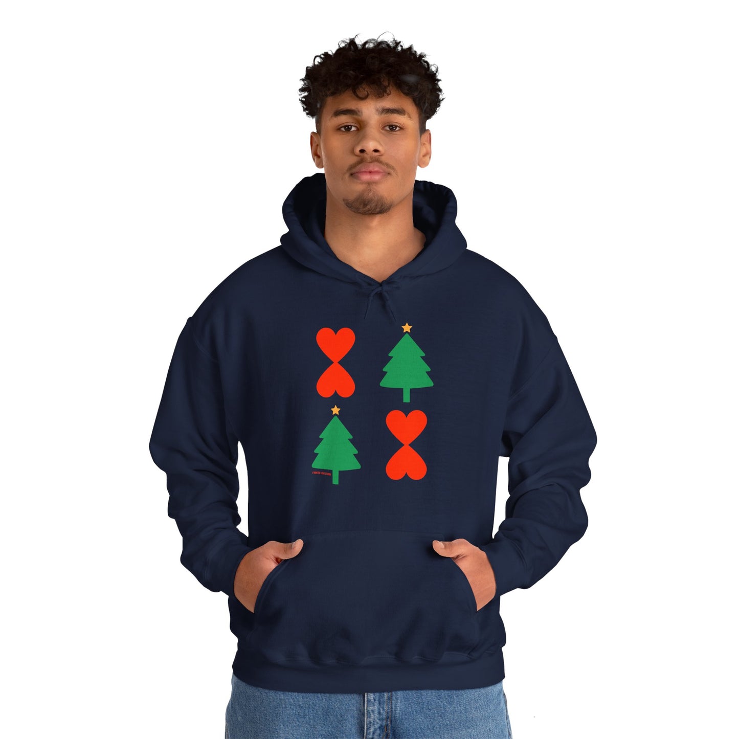 Christmas Tree Modern Design Hoodie Unisex