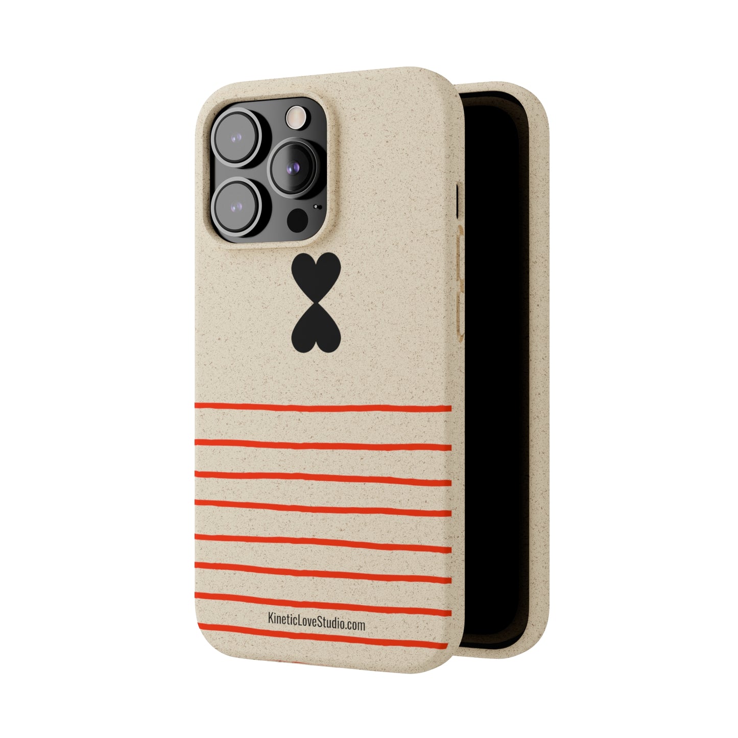 Phone Case - French Chic Red Stripes Biodegradable Eco-Friendly