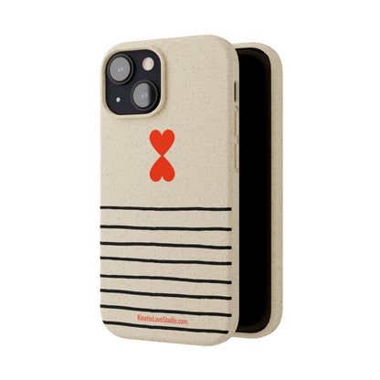 Phone Case - French Chic Black Stripes Biodegradable Eco-Friendly