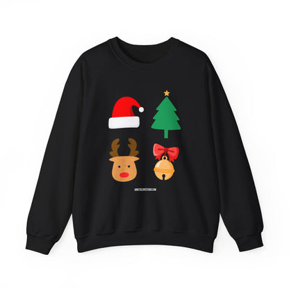 Christmas Ornaments Sweatshirt Unisex Green