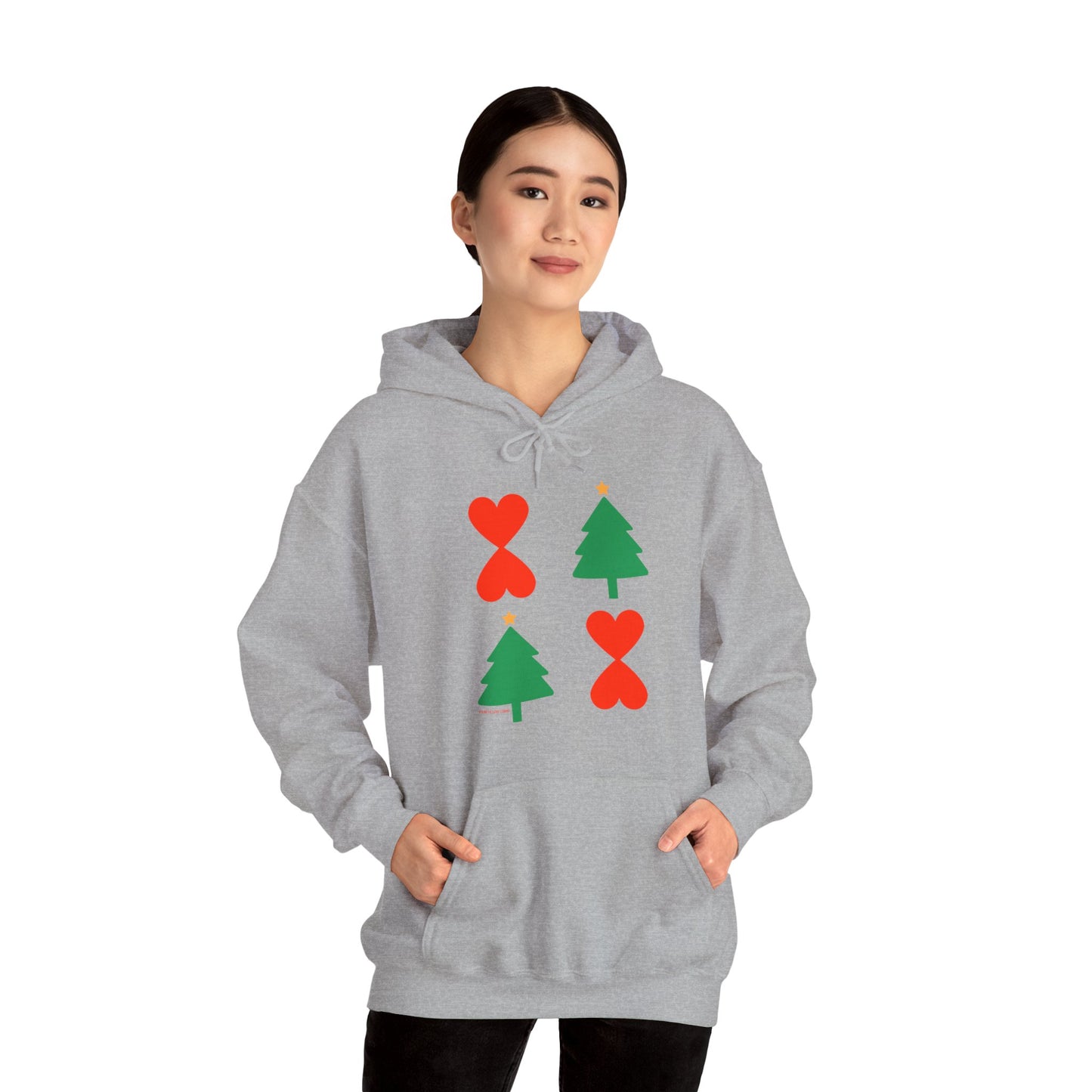 Christmas Tree Modern Design Hoodie Unisex