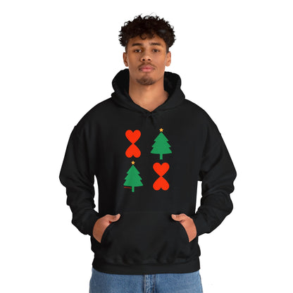 Christmas Tree Modern Design Hoodie Unisex