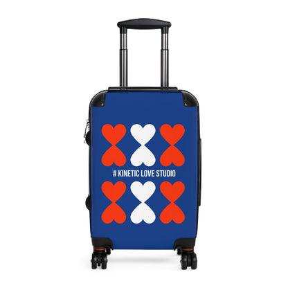 Suitcase Trolley - Modern Artistic French Chic Hearts Design